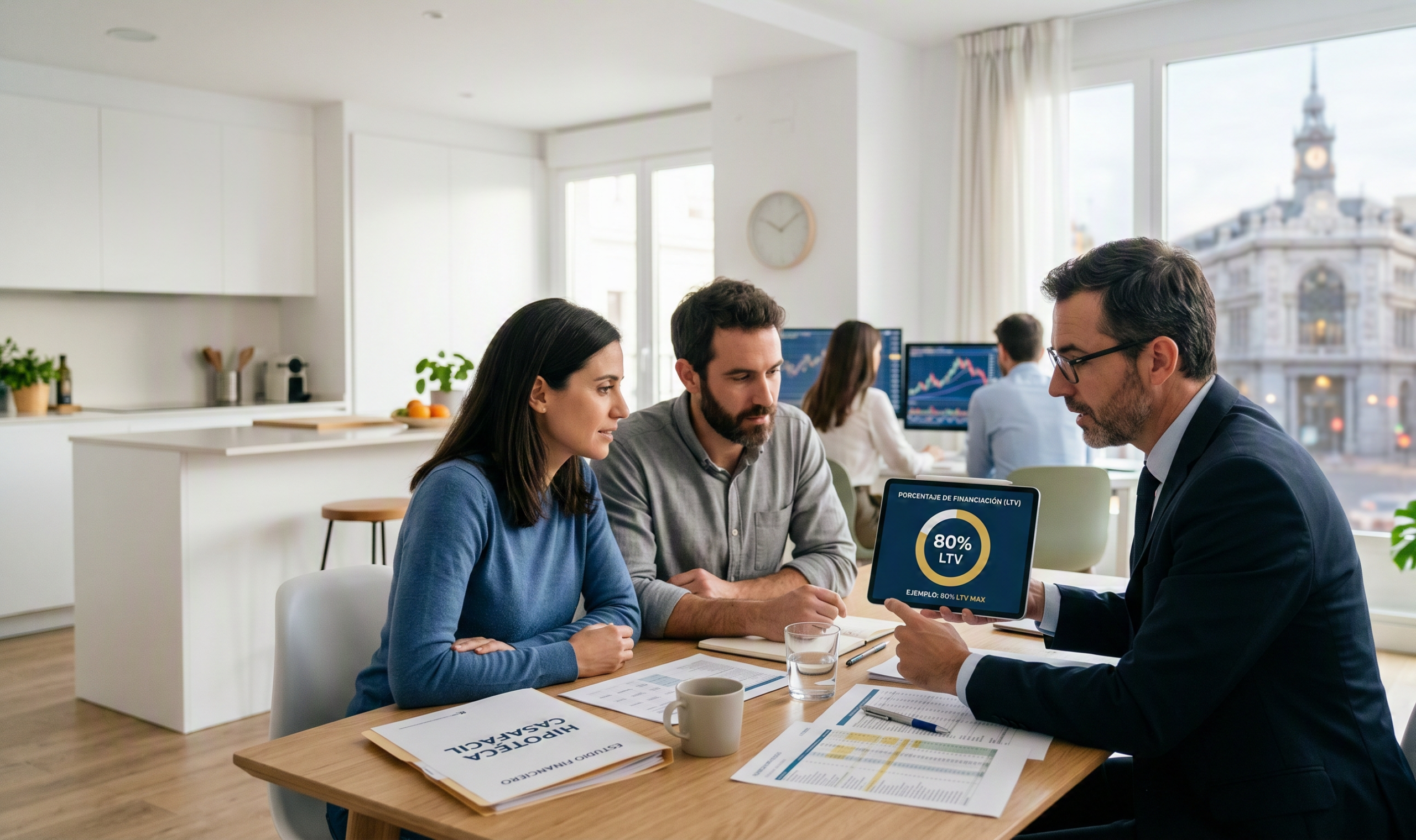 Banco de España estudia límites LTV hipoteca: asesor explica porcentaje de financiación del 80% a pareja