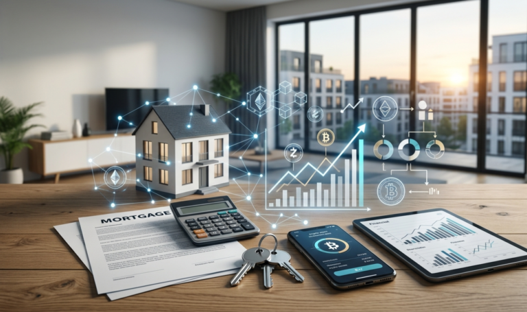 Criptomonedas hipoteca: Bitcoin, contrato mortgage, calculadora y llaves de vivienda