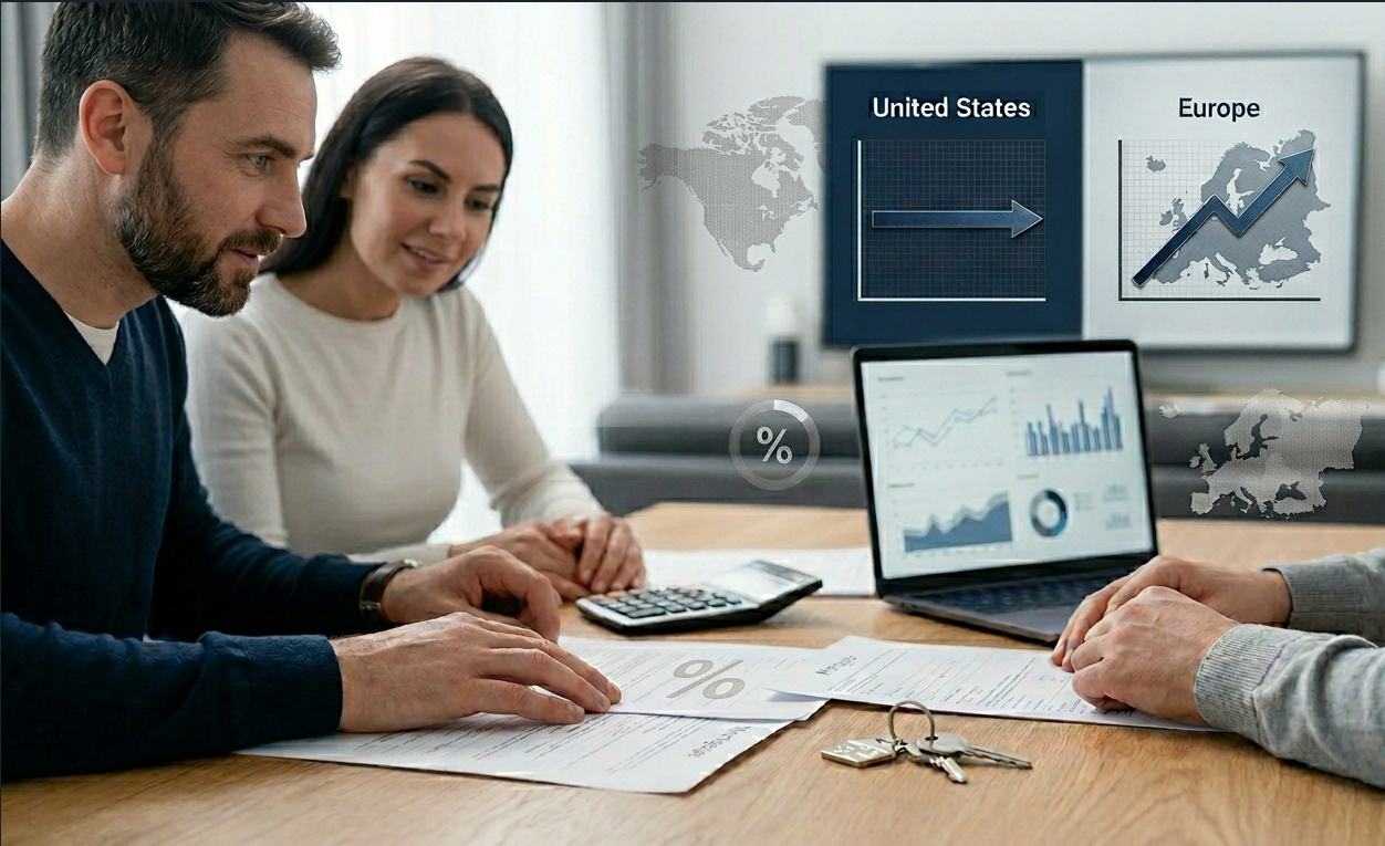 Fed congela tipos al 3,75% y BCE los sube al 2,25%: impacto en hipotecas variables en España